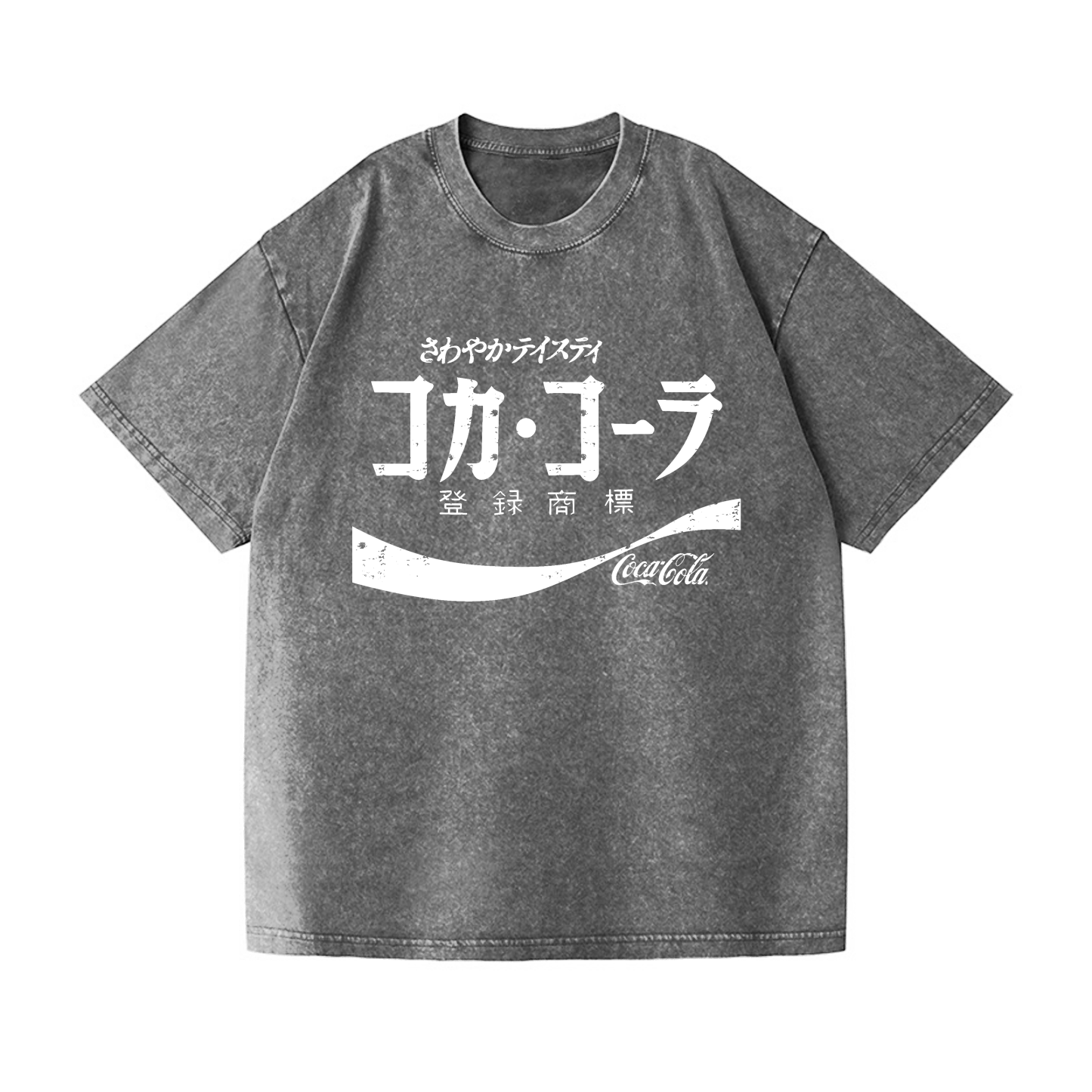 Coca Cola Vintage Wash Japanese Design T-Shirt