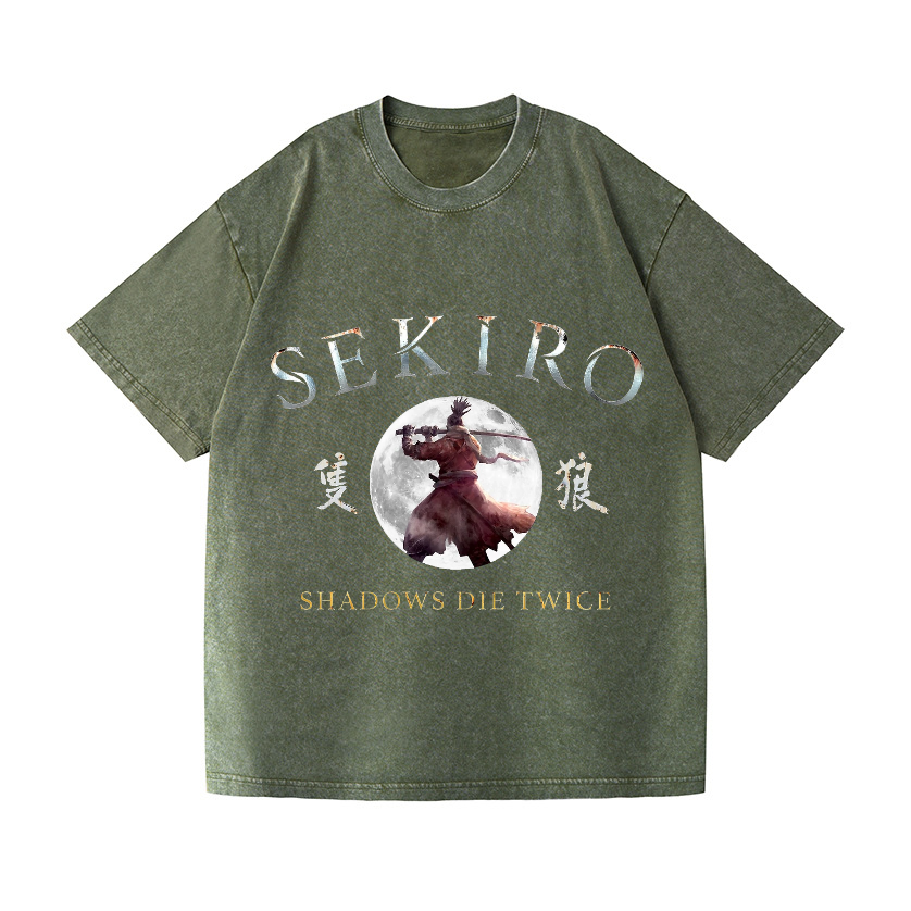 Sekiro Vintage Wash Japanese Design T-Shirt