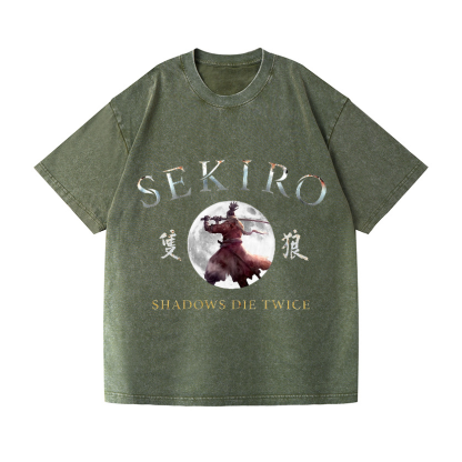 Sekiro Vintage Wash Japanese Design T-Shirt