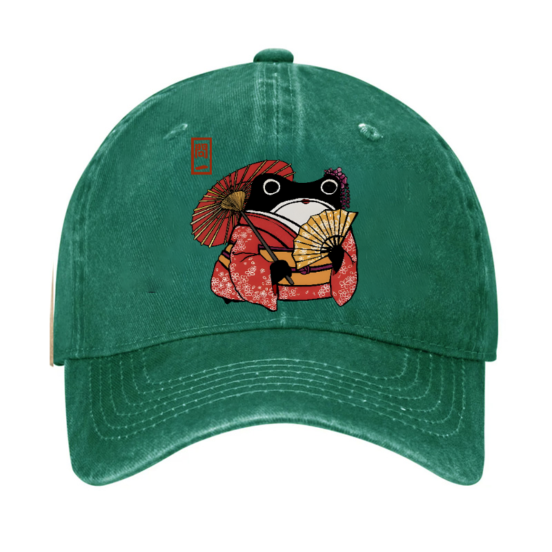 Matsumoto Hoji Frog Vintage Cotton Cap