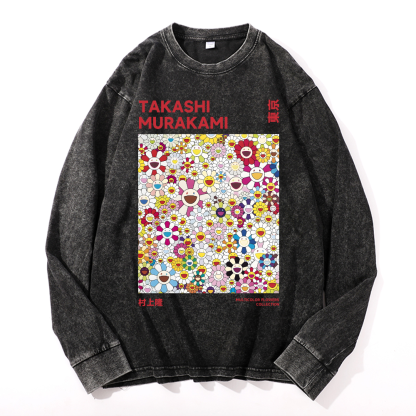 Sunflower TM Vintage Cotton Wash Crewneck Sweatshirt