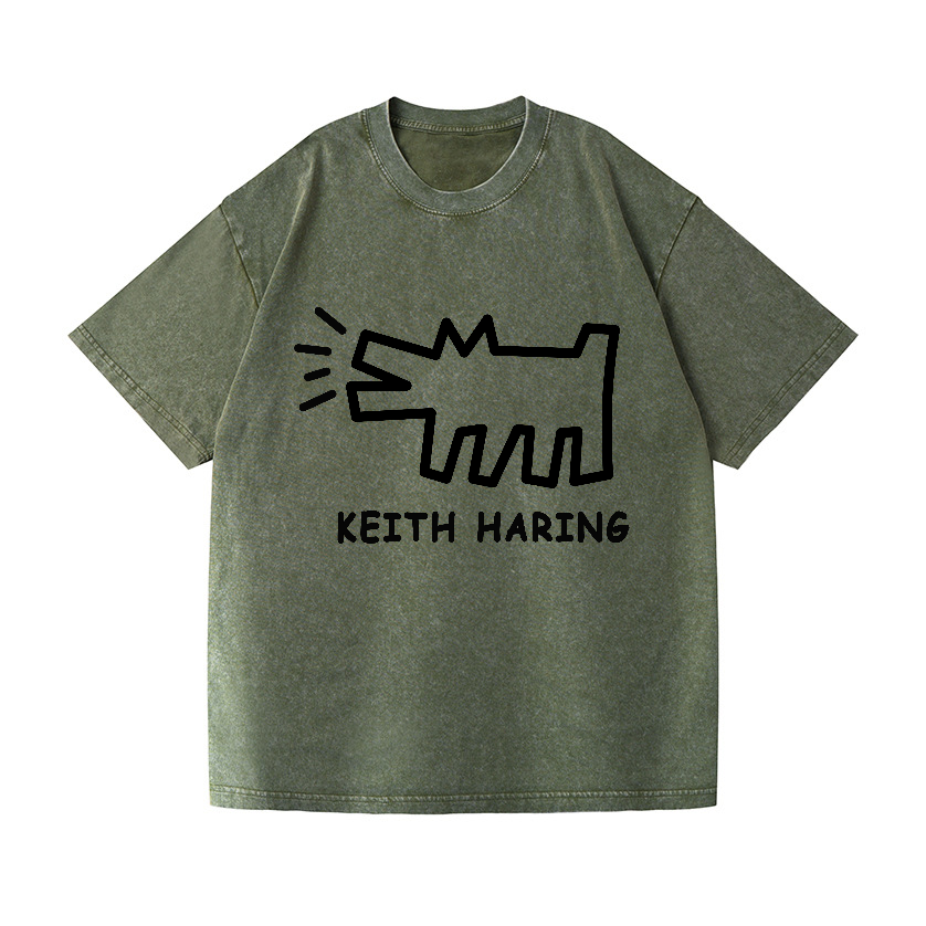 Keith Haring Vintage Wash Japanese Design T-Shirt