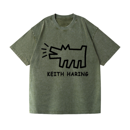 Keith Haring Vintage Wash Japanese Design T-Shirt