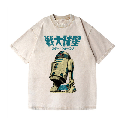 Star Wars Vintage Wash Japanese Design T-Shirt