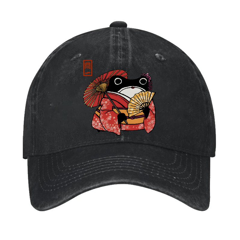 Matsumoto Hoji Frog Vintage Cotton Cap