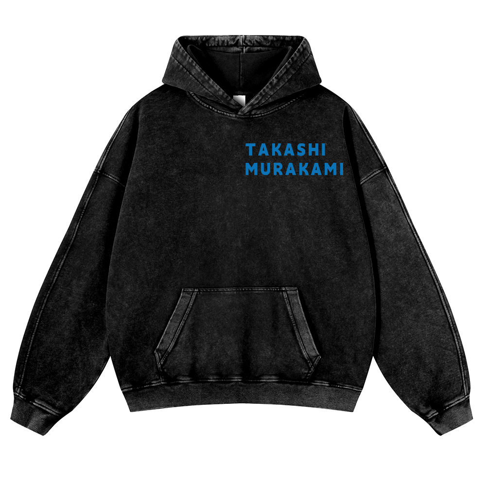 Takashi Murakami Vintage Washed Cotton Back Art Hoodie