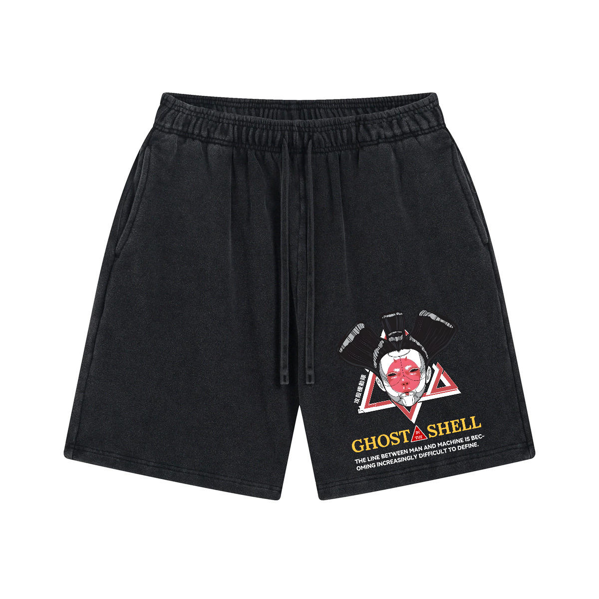 Ghost of the Shell Geisha Vintage Pure Thick Cotton Shorts