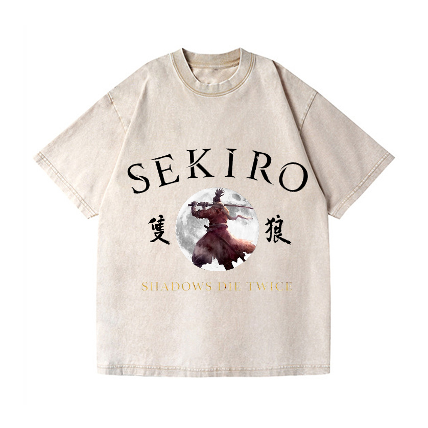 Sekiro Vintage Wash Japanese Design T-Shirt