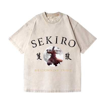 Sekiro Vintage Wash Japanese Design T-Shirt