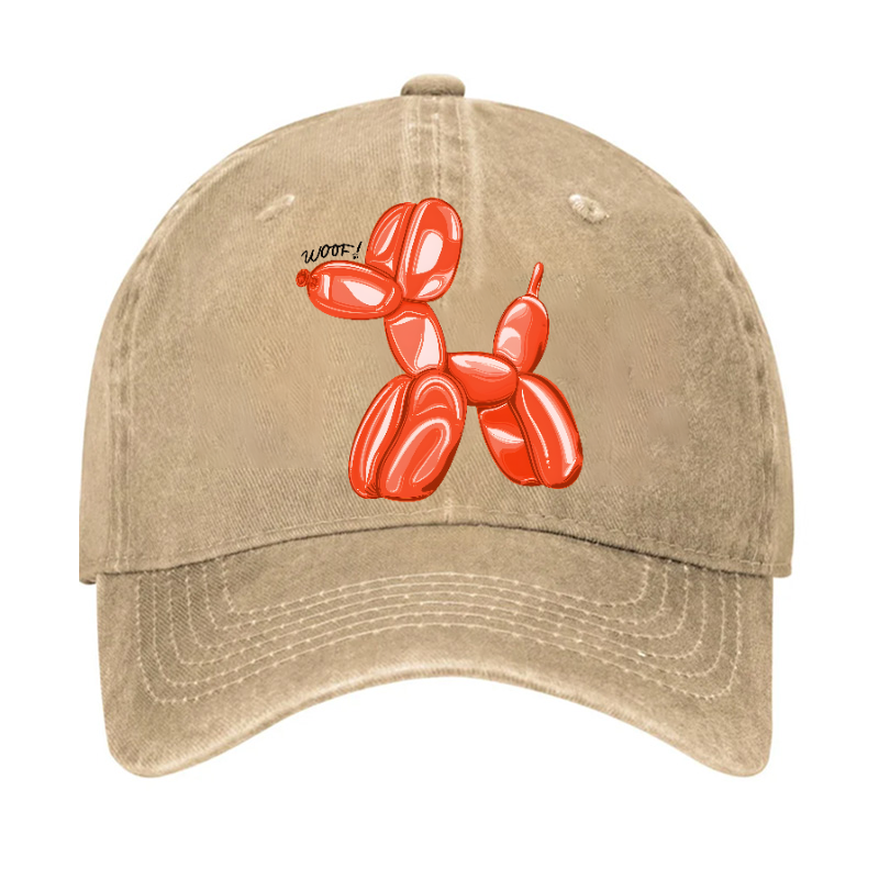 Koons Balloon Dog Vintage Cotton Cap
