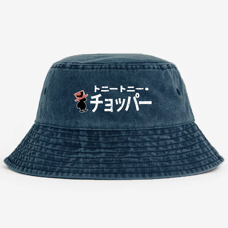 OP Tony Tony Chopper Vintage 100% Cotton Bucket Hat