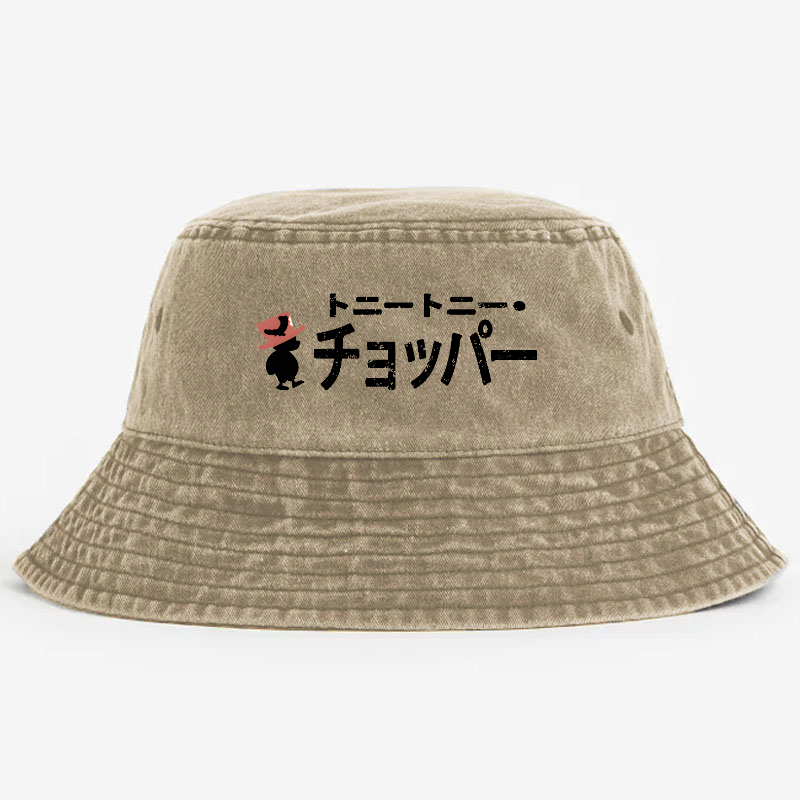 OP Tony Tony Chopper Vintage 100% Cotton Bucket Hat