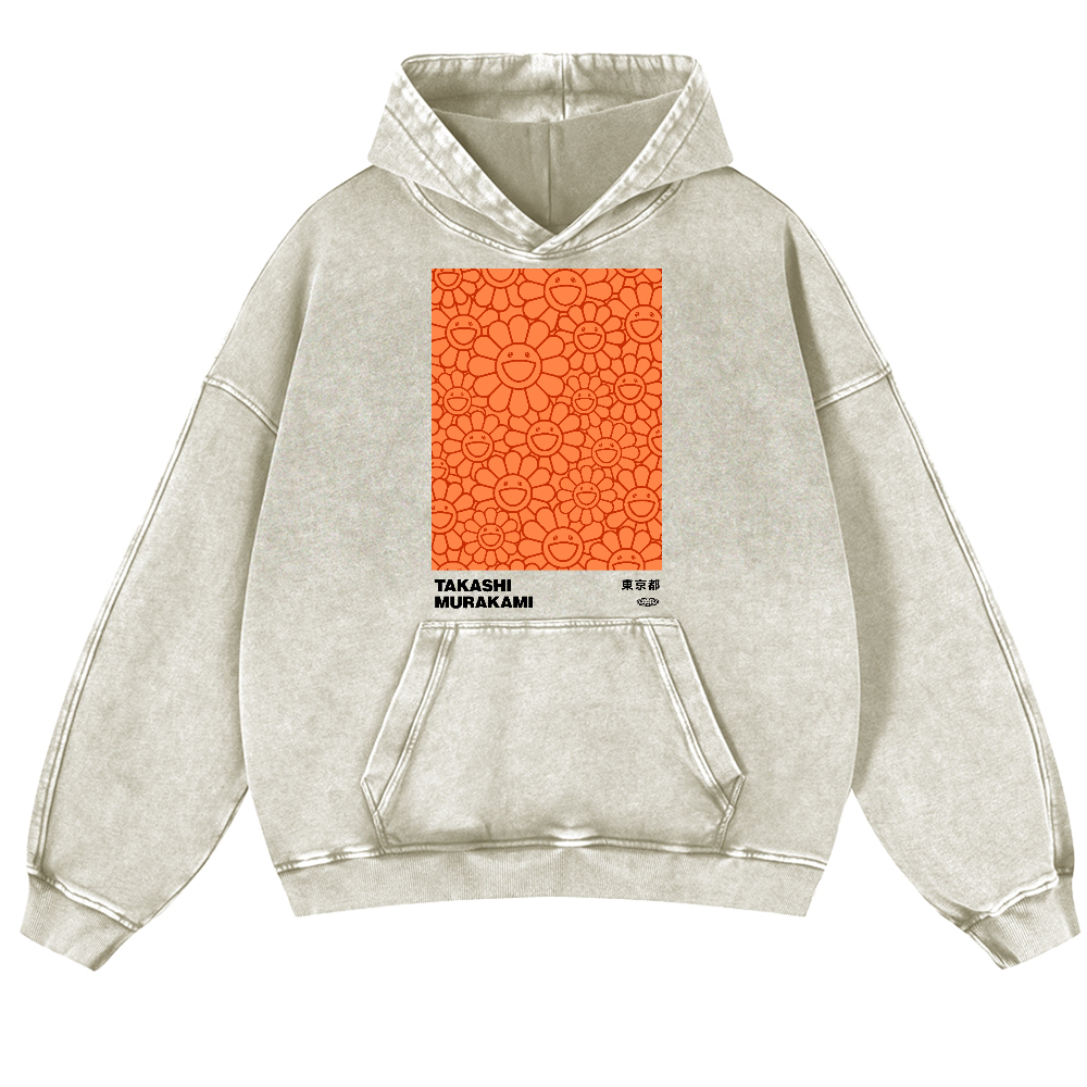 Sunflower TM Vintage Washed Thick Cotton Hoodie