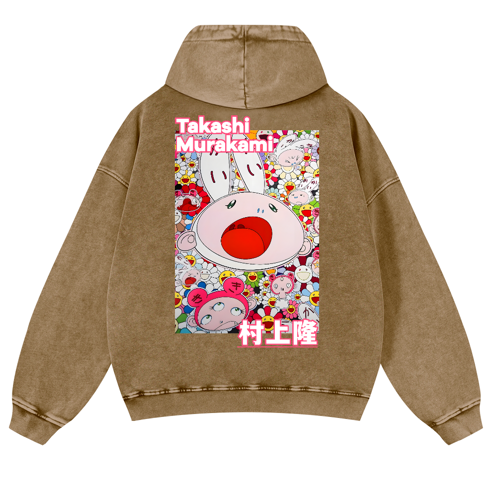 TM Vintage Washed Cotton Back Art Hoodie