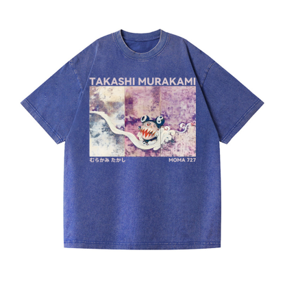 Japan Sunflower TM Vintage Wash Japanese Design T-Shirt