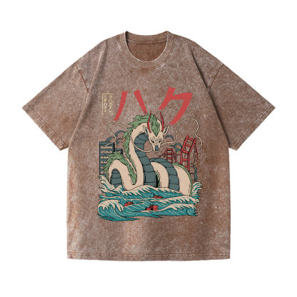 Ghibli Vintage Wash Japanese Design T-Shirt