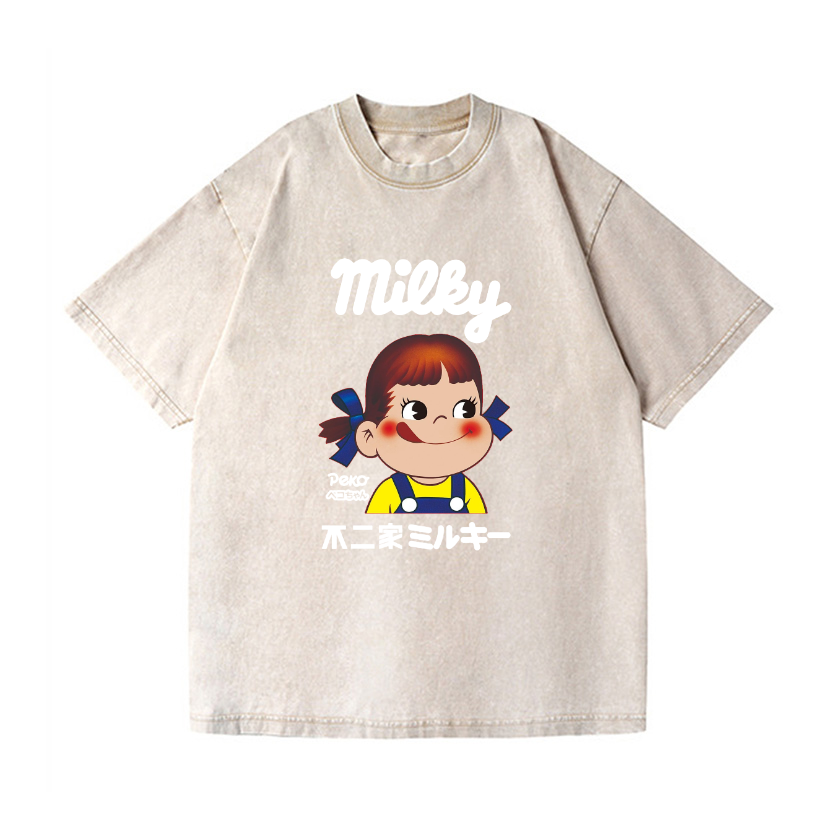 Fujiya Milky Vintage Wash Japanese Design T-Shirt