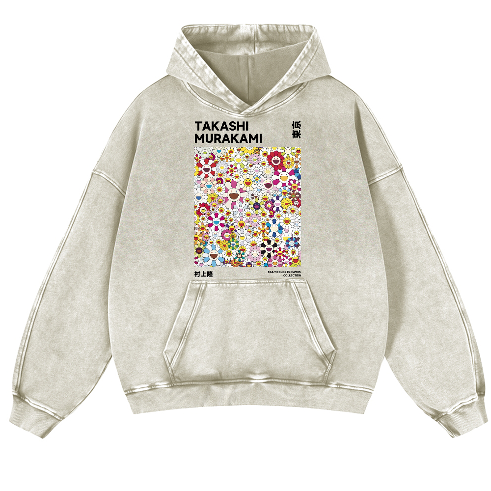 Sunflower TM Vintage Washed Thick Cotton Hoodie