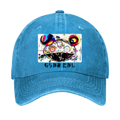 Japan Sunflower Panda TM Vintage Cotton Cap