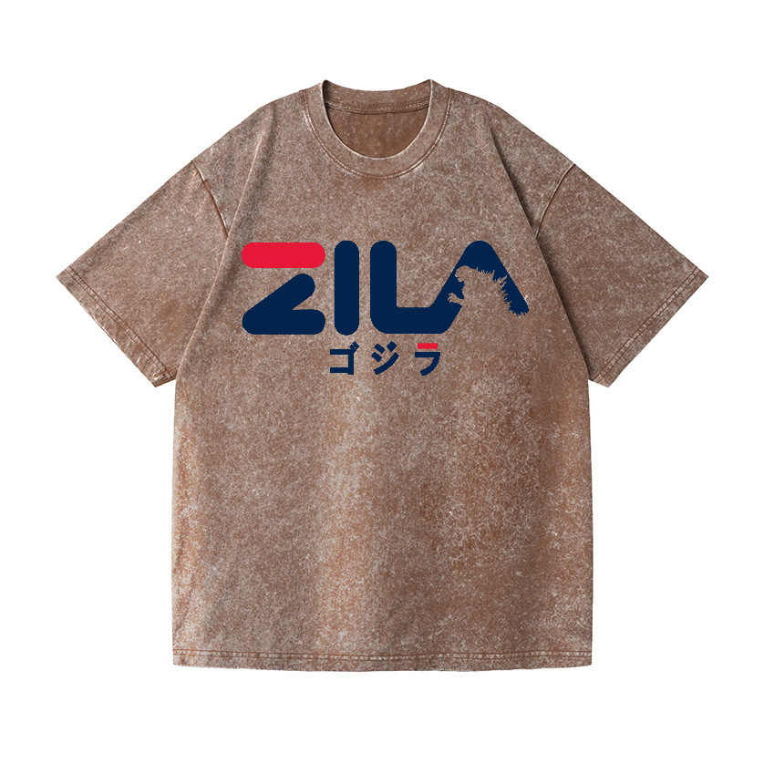 Godzilla Vintage Wash Japanese Design T-Shirt
