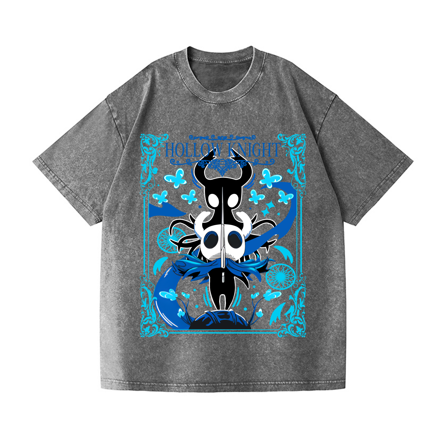 Hollow Knight Vintage Wash Japanese Design T-Shirt