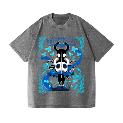 Hollow Knight Vintage Wash Japanese Design T-Shirt