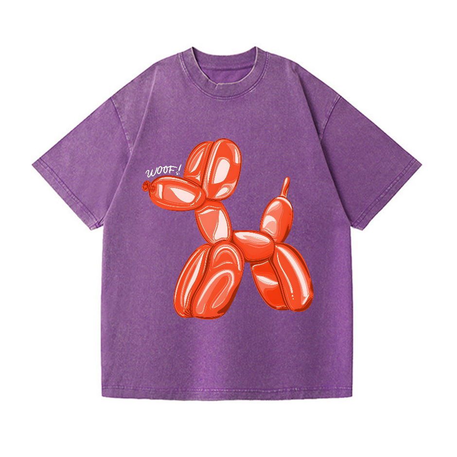 Koons Balloon Dog Vintage Wash Japanese Design T-Shirt
