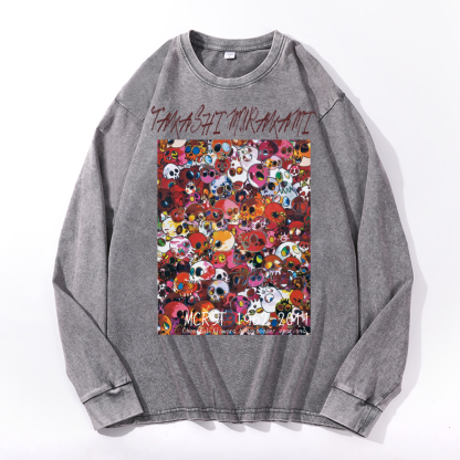 Sunflower TM Vintage Cotton Wash Crewneck Sweatshirt
