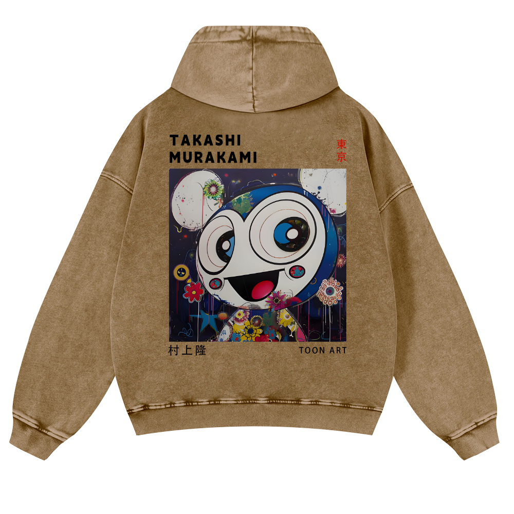 TM Vintage Washed Cotton Back Art Hoodie