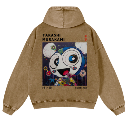 TM Vintage Washed Cotton Back Art Hoodie