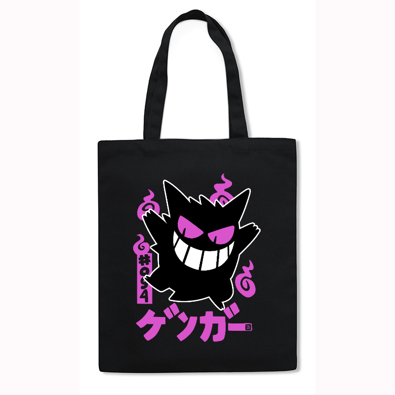Gengar Japanese Style Canvas Tote Bag