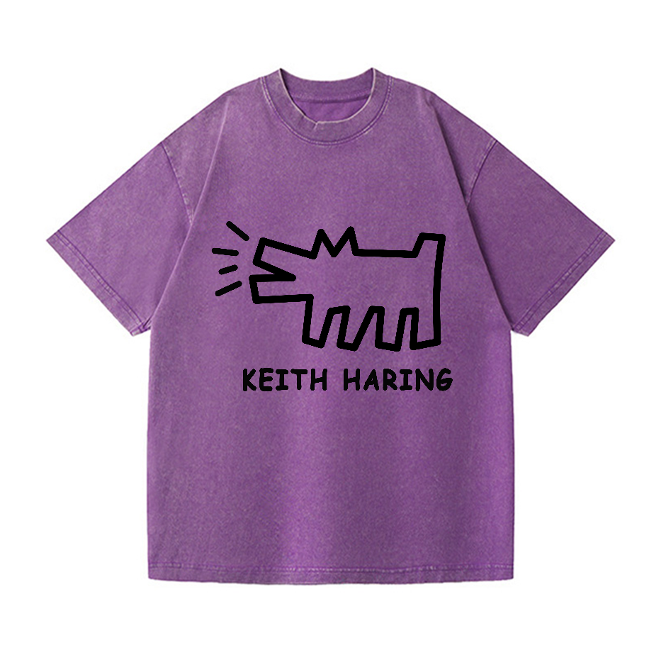 Keith Haring Vintage Wash Japanese Design T-Shirt
