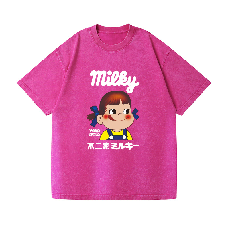 Fujiya Milky Vintage Wash Japanese Design T-Shirt