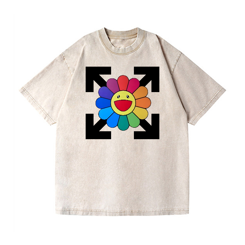 Sunflower TM Vintage Wash Japanese Design T-Shirt
