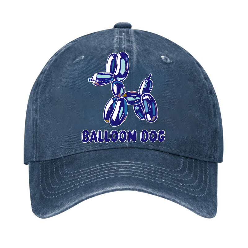 Koons Balloon Dog Vintage Cotton Cap