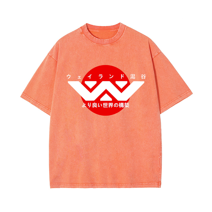 Weyland Alien Vintage Wash Japanese Design T-Shirt