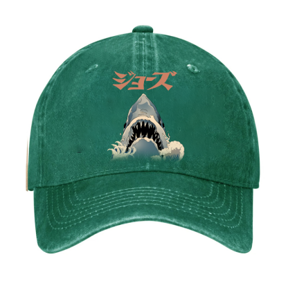 Jaws Ukiyoe Vintage Cotton Cap