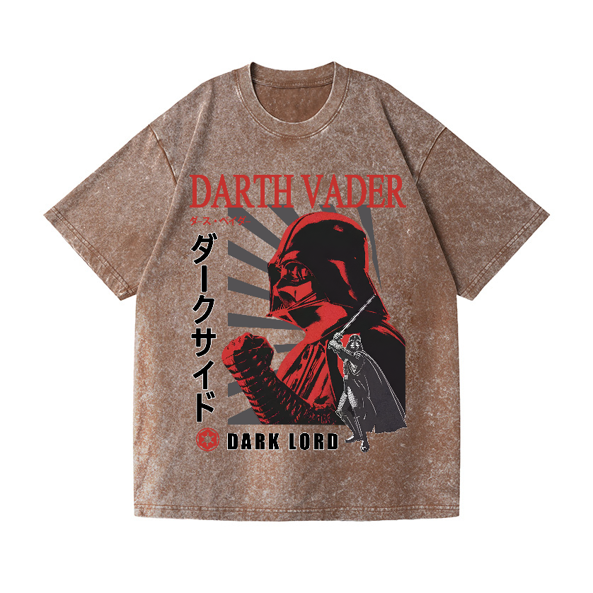 Star Wars Darth Vader Vintage Wash Japanese Design T-Shirt