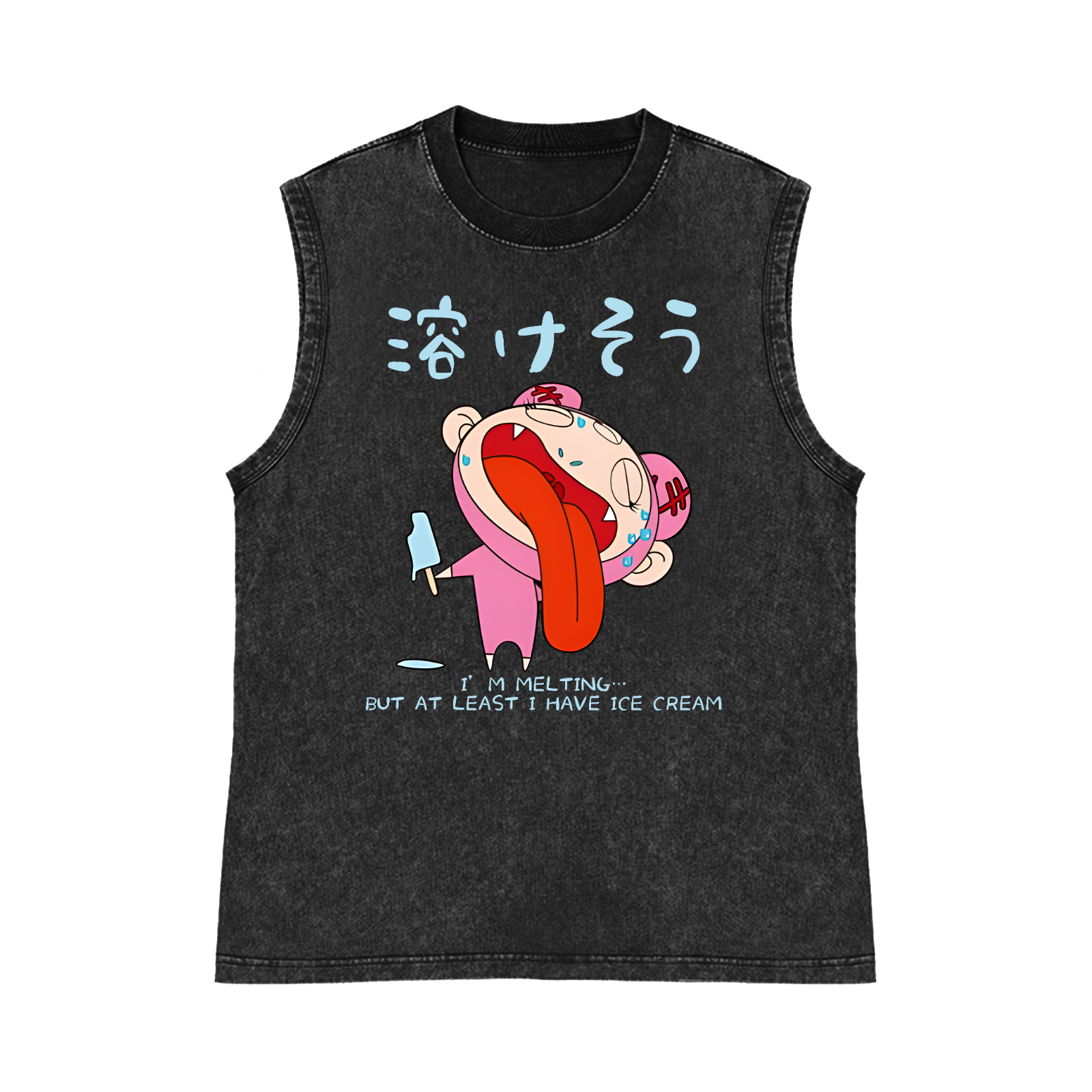 TM Pure Cotton Wash-Dyed Sleeveless Tank Top