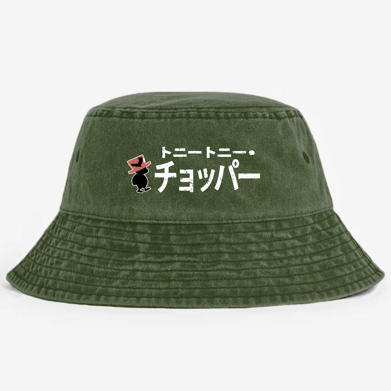 OP Tony Tony Chopper Vintage 100% Cotton Bucket Hat