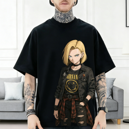 Android 18 Japanese Style Classic Tee