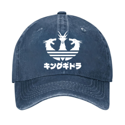King Ghidorah Kaiju Vintage Cotton Cap