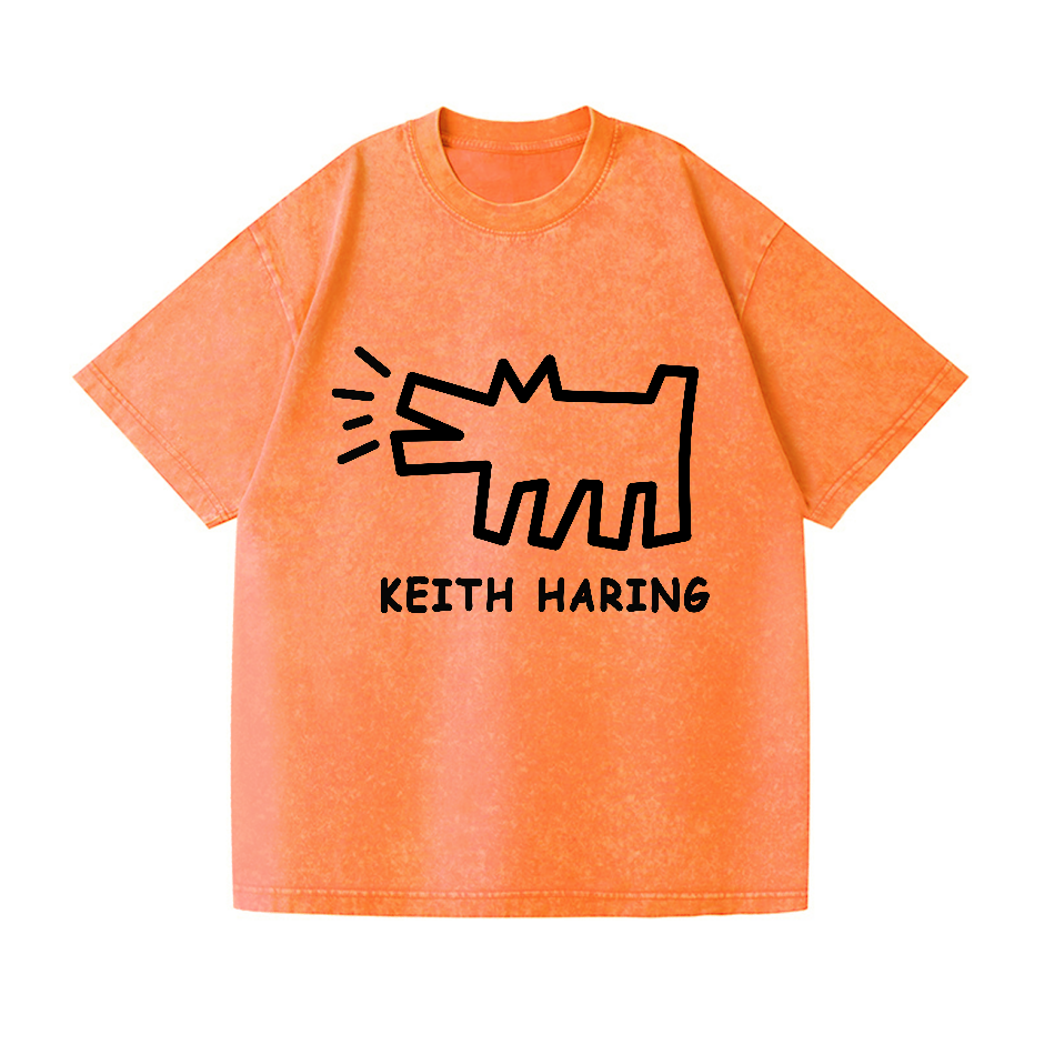 Keith Haring Vintage Wash Japanese Design T-Shirt