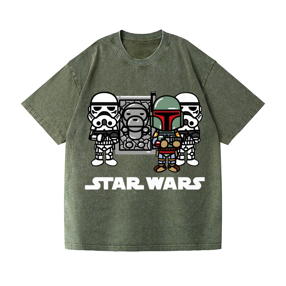 Star Wars Ape Vintage Wash Japanese Design T-Shirt