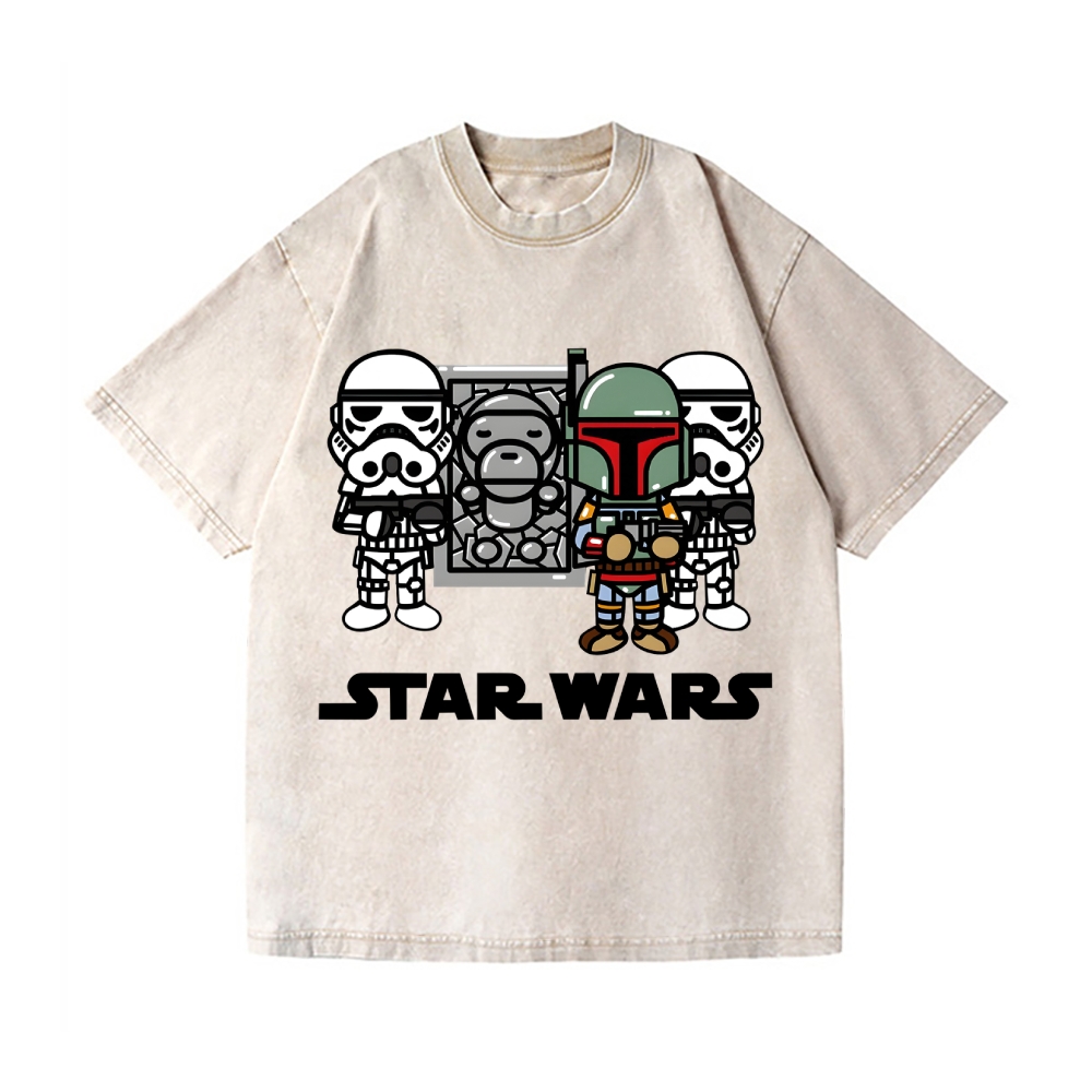 Star Wars Ape Vintage Wash Japanese Design T-Shirt