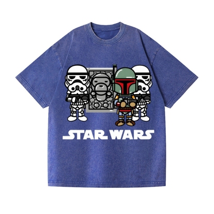 Star Wars Ape Vintage Wash Japanese Design T-Shirt