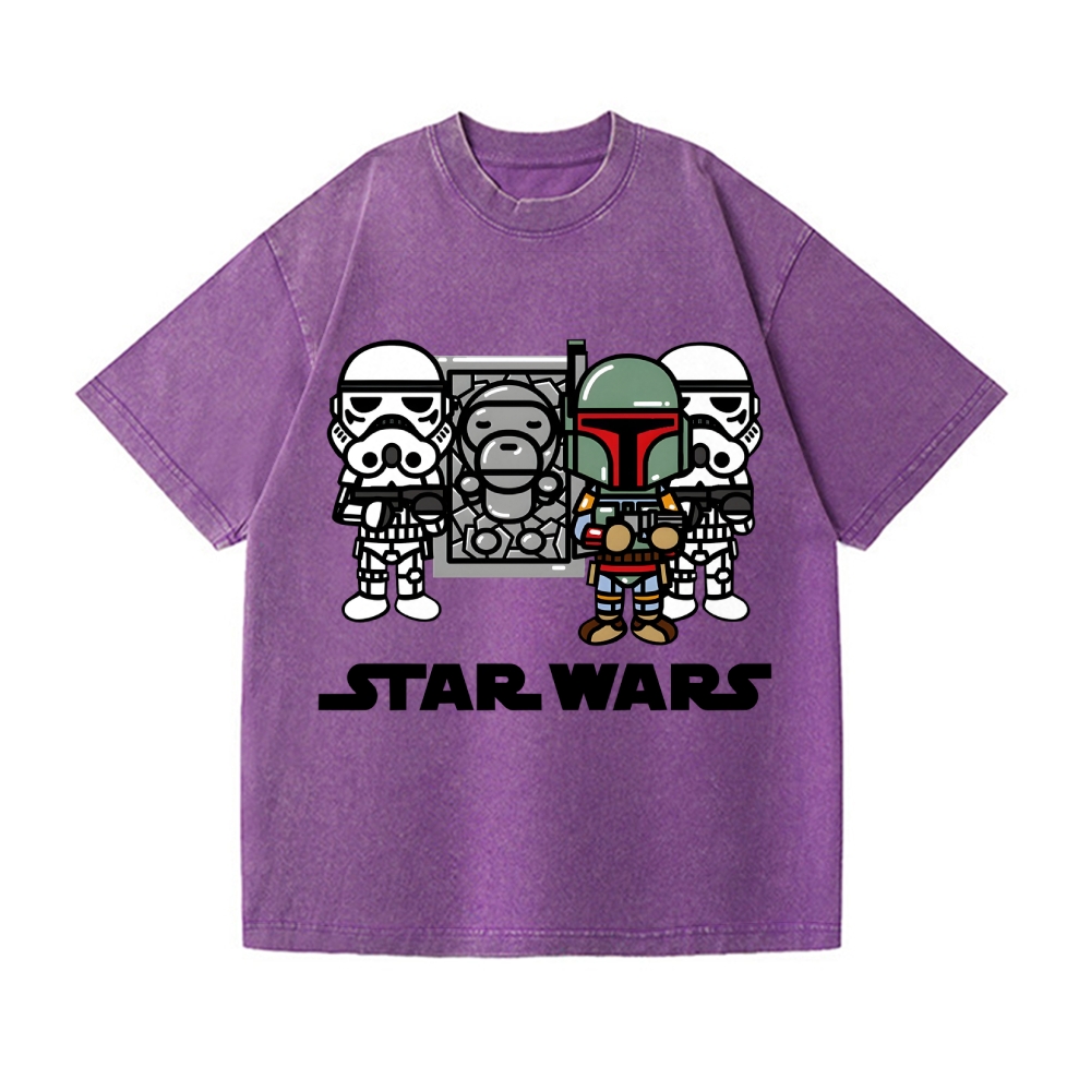 Star Wars Ape Vintage Wash Japanese Design T-Shirt