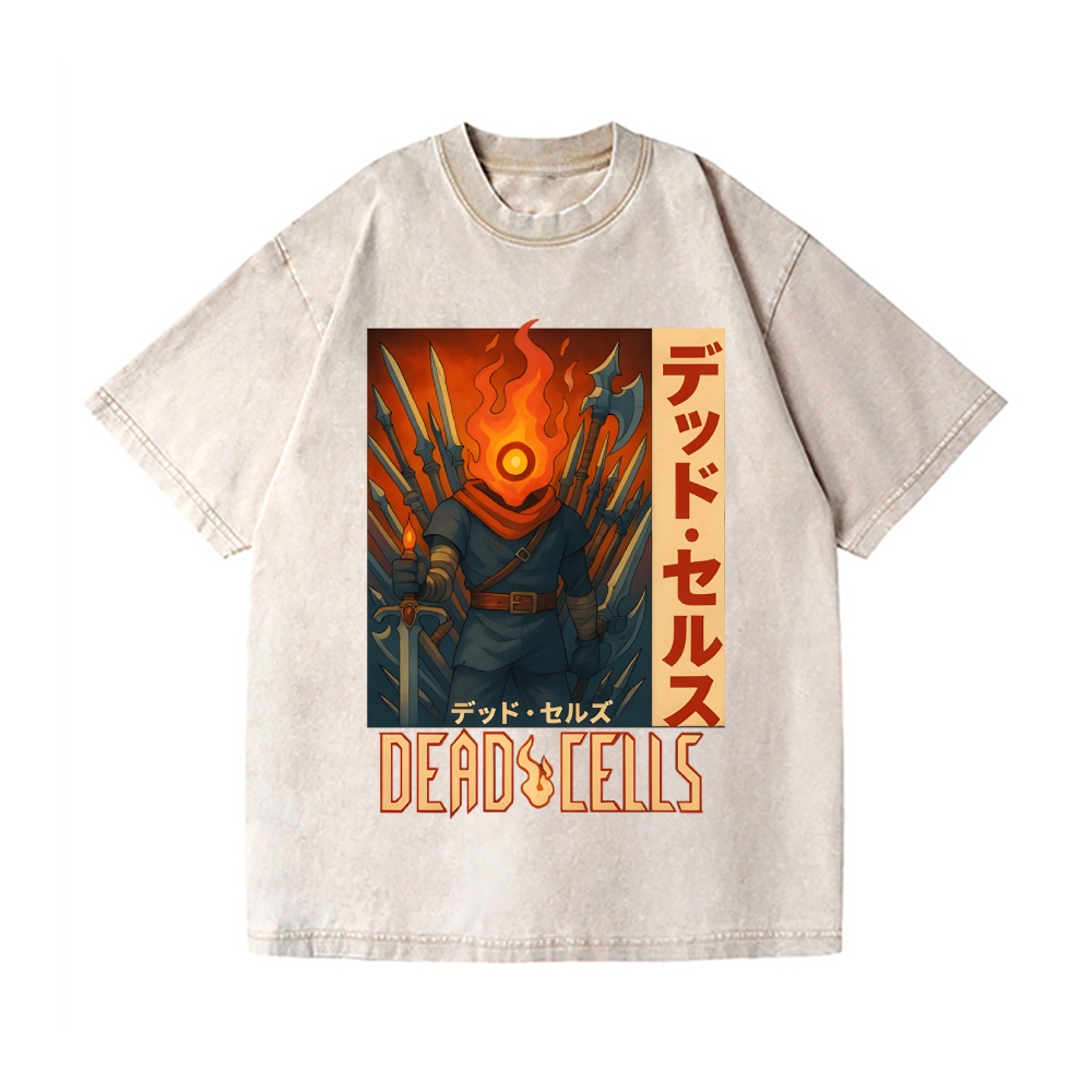 Dead Cells Vintage Wash Japanese Design T-Shirt