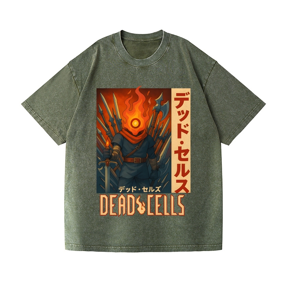 Dead Cells Vintage Wash Japanese Design T-Shirt