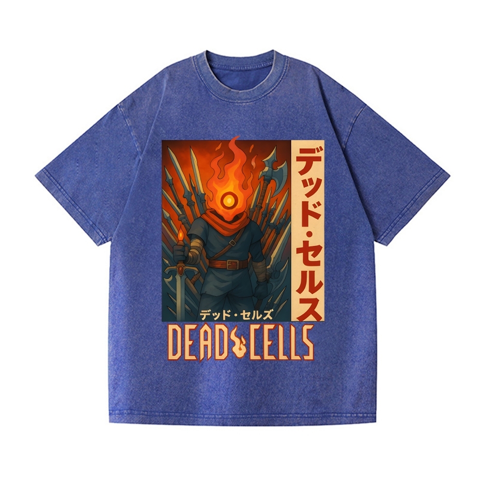 Dead Cells Vintage Wash Japanese Design T-Shirt